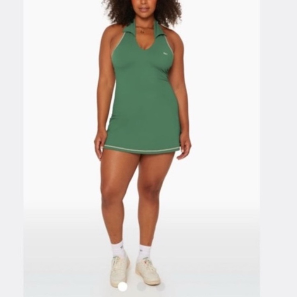 SET Active Green Halter Mini Dress